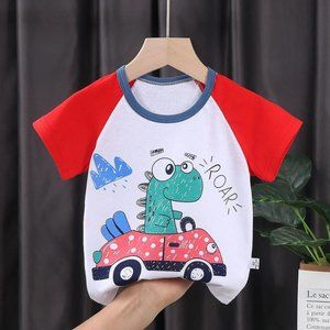 Children's cartoon design short sleeve